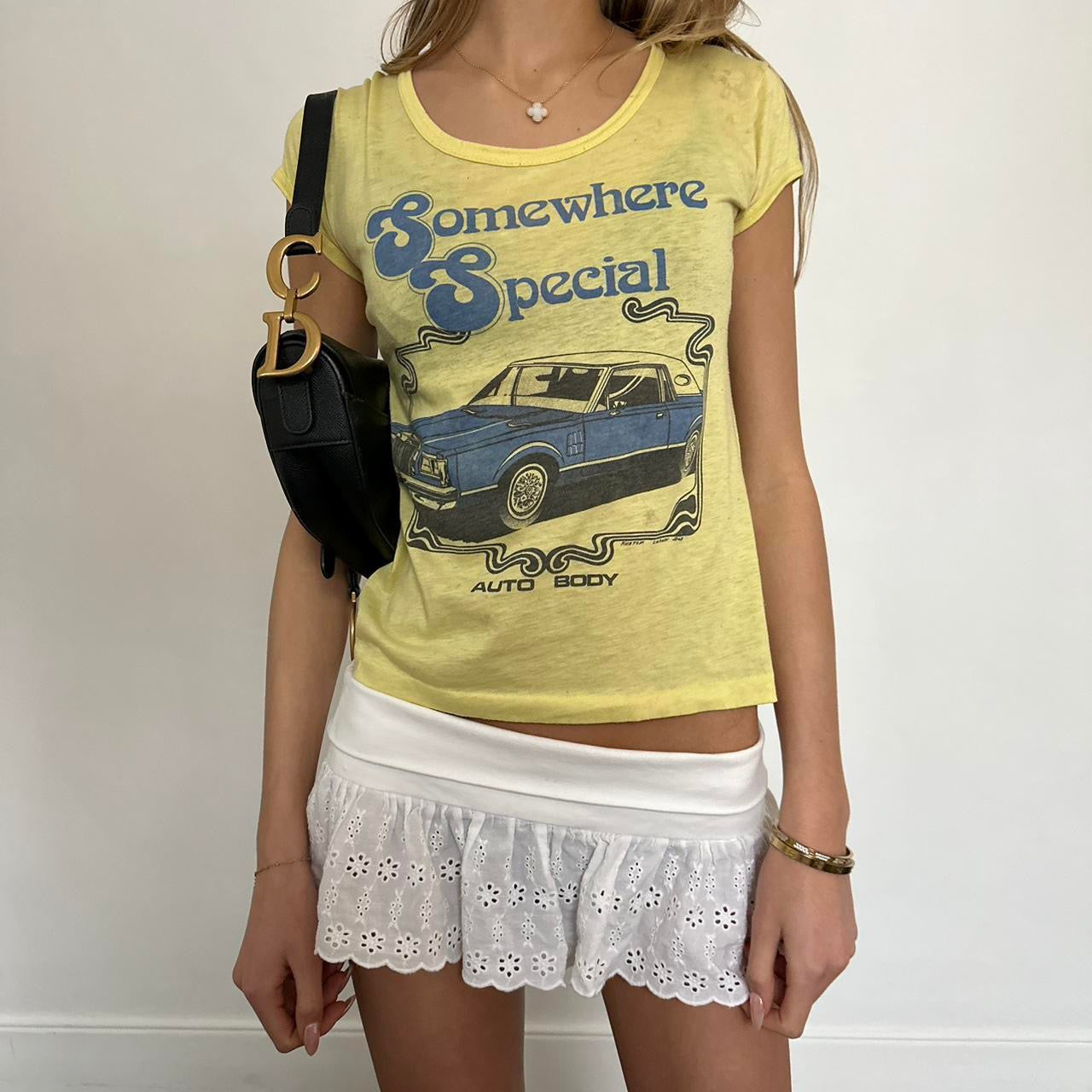 Vintage 90’s ‘Somewhere Special Auto Body’ baby tee