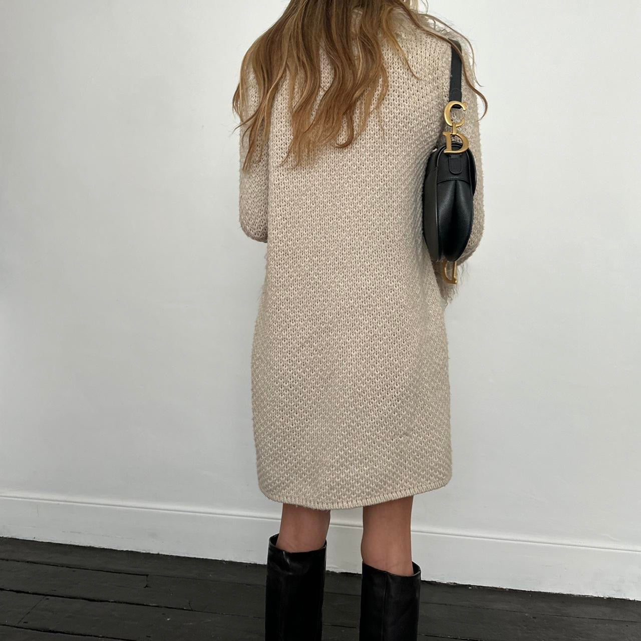 Vintage 90’s Afghan knit cardigan