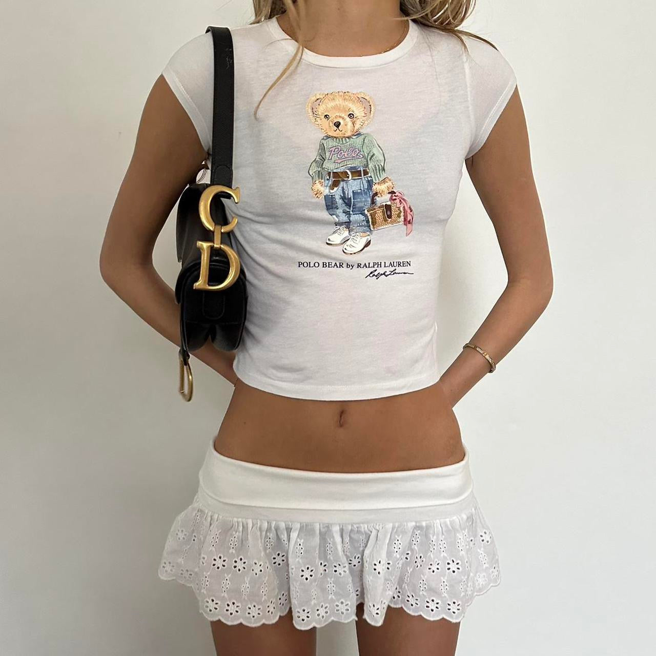 Vintage 90’s Polo Ralph Lauren bear baby tee