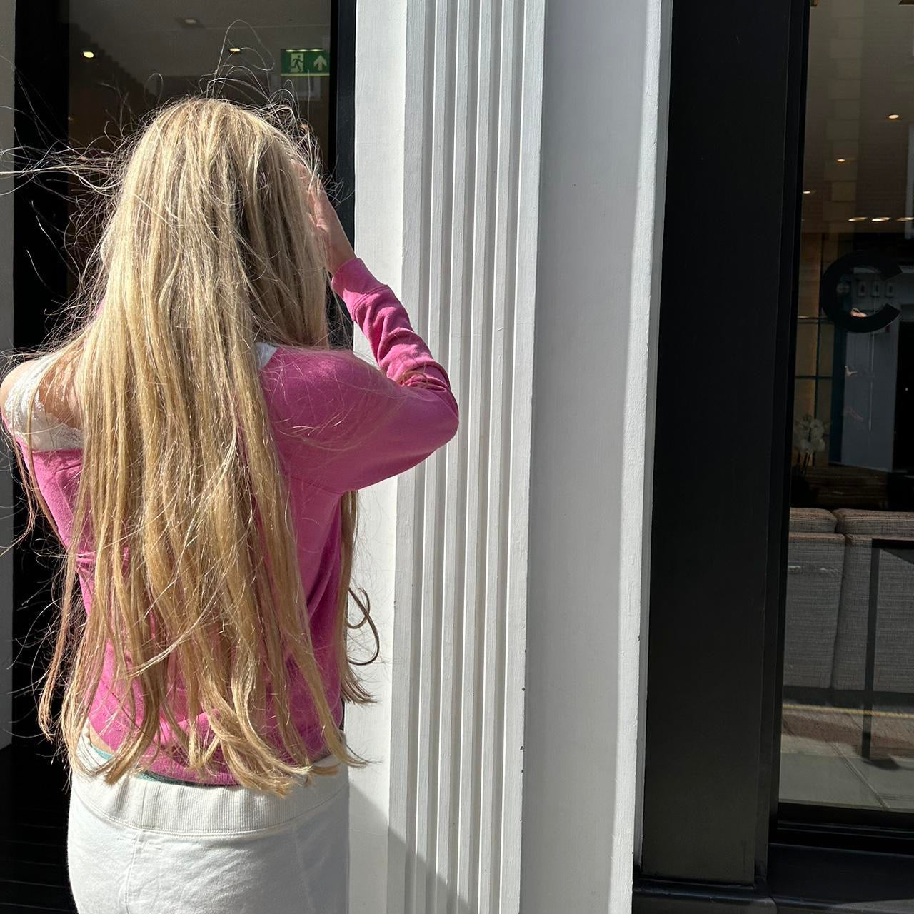 Vintage Abercrombie and Fitch pink sweatshirt