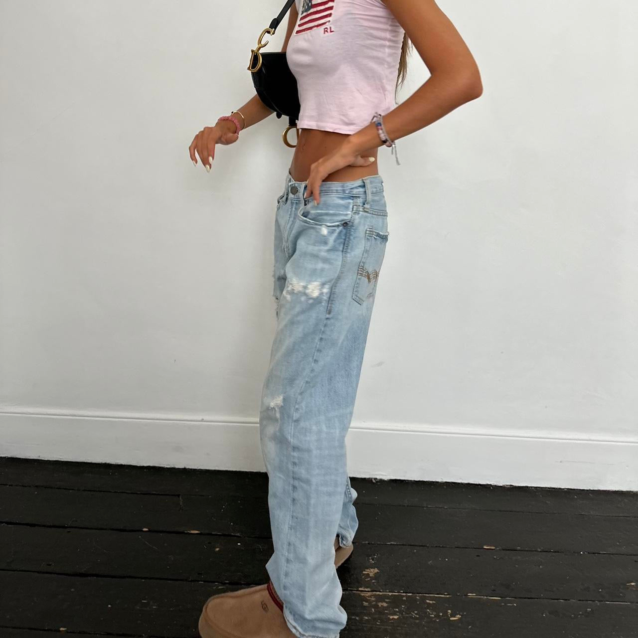 Vintage 2000’s American Eagle boyfriend fit relaxed jeans