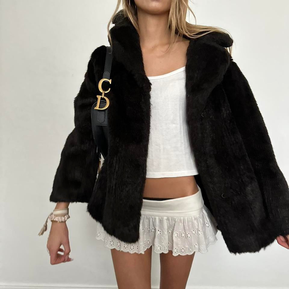 Vintage 90’s faux fur jacket