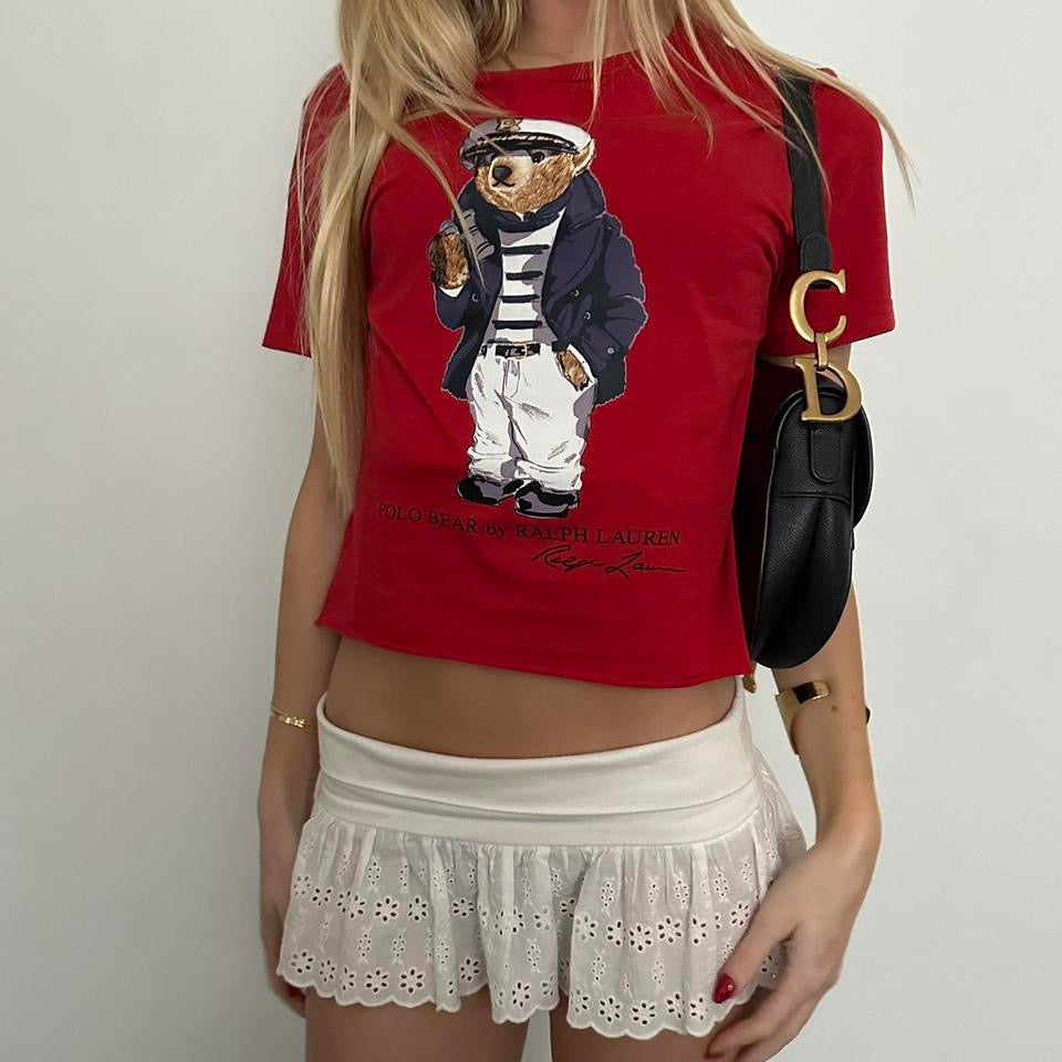 Vintage Ralph Lauren teddy bear baby tee