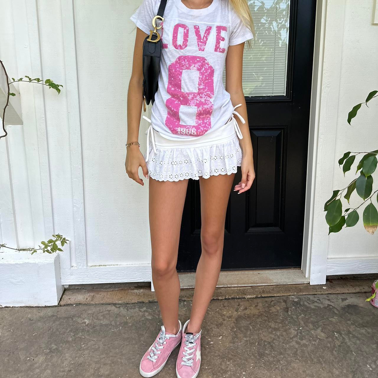 Vintage Victoria’s Secret sequin baby tee