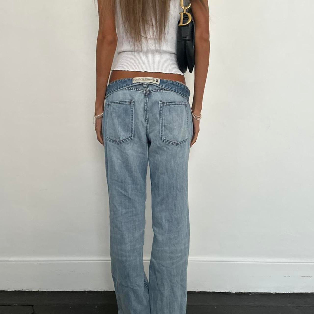 Vintage Gap 2000’s boyfriend bootcut blue jeans