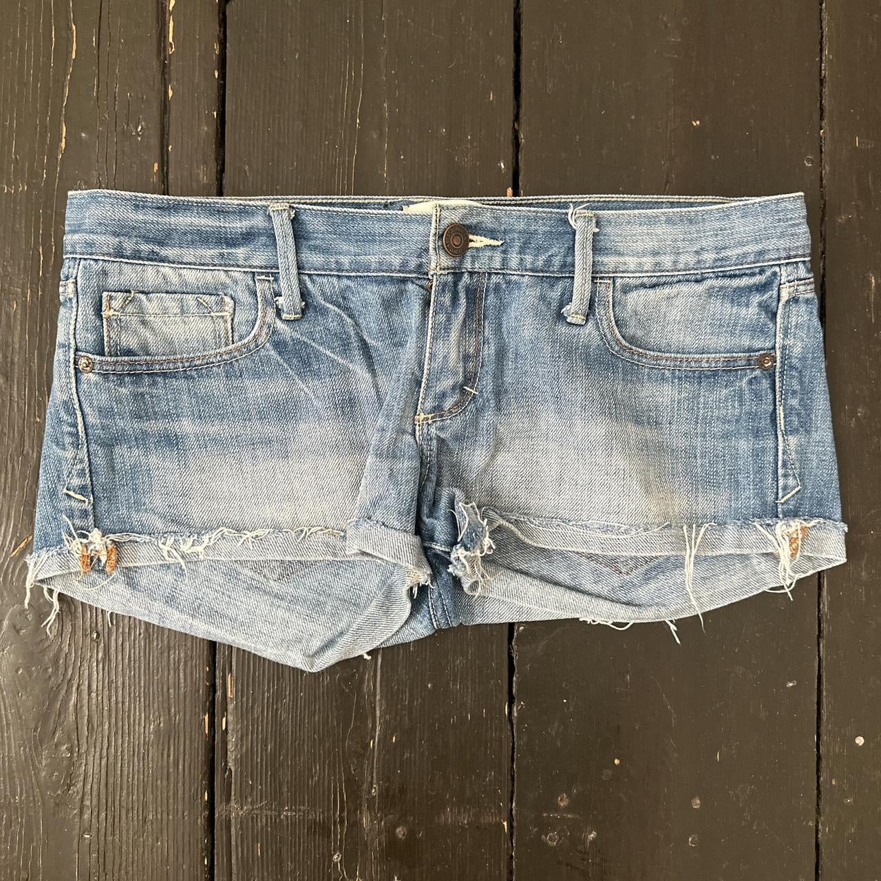 Vintage 2000’s Abercrombie and fitch blue denim shorts