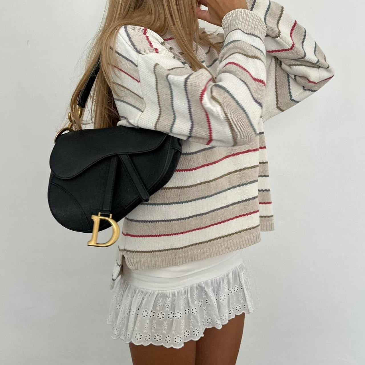 Vintage 2000’s striped knit sweater top