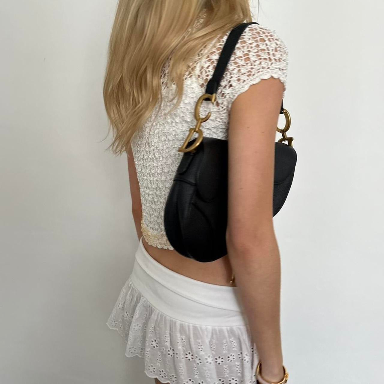 Vintage 90’s sequin open crochet cardigan top