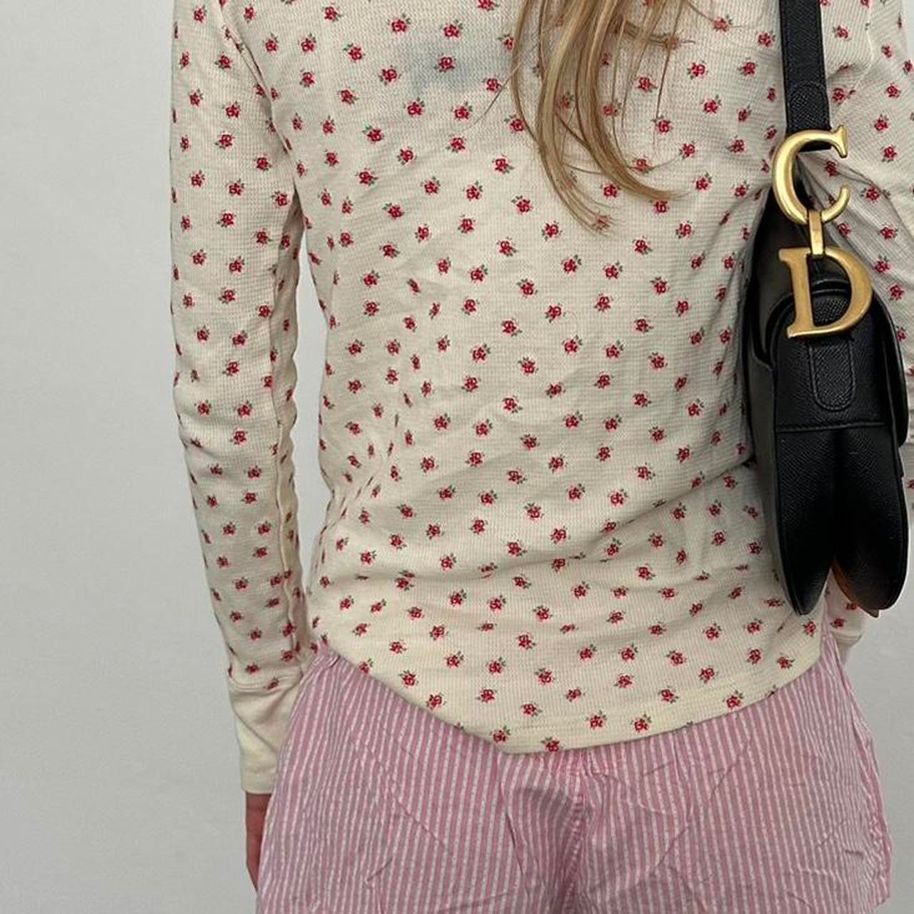 Vintage floral Miami long sleeve top