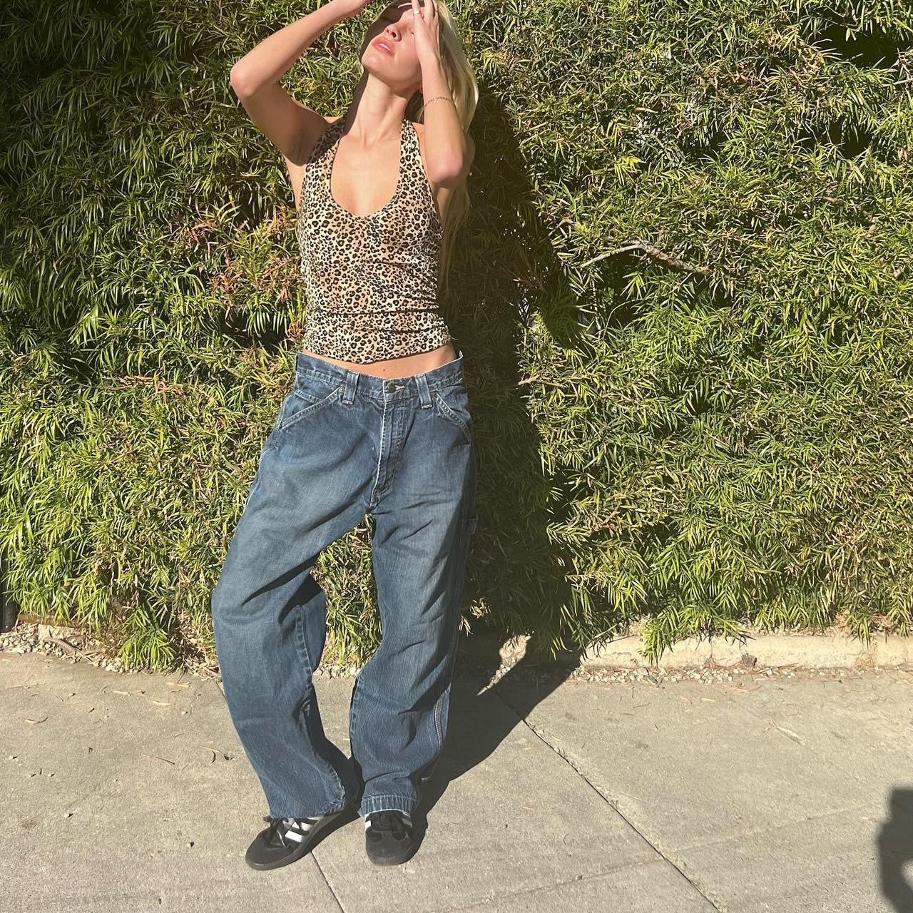 Vintage Levi’s carpenter blue wash boyfriend fit style jeans 🩵