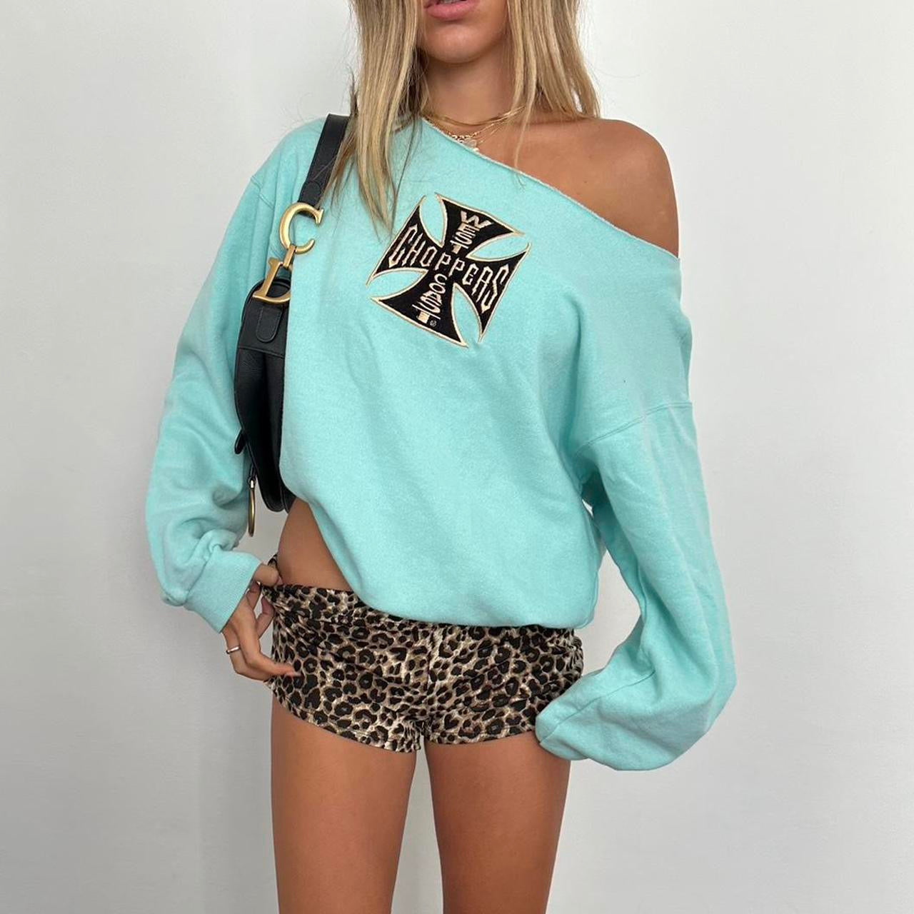Vintage 90’s West Coast Choppers blue sweatshirt