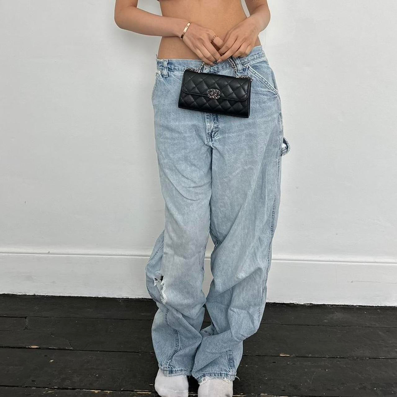 Vintage 90s blue wash carpenter jeans