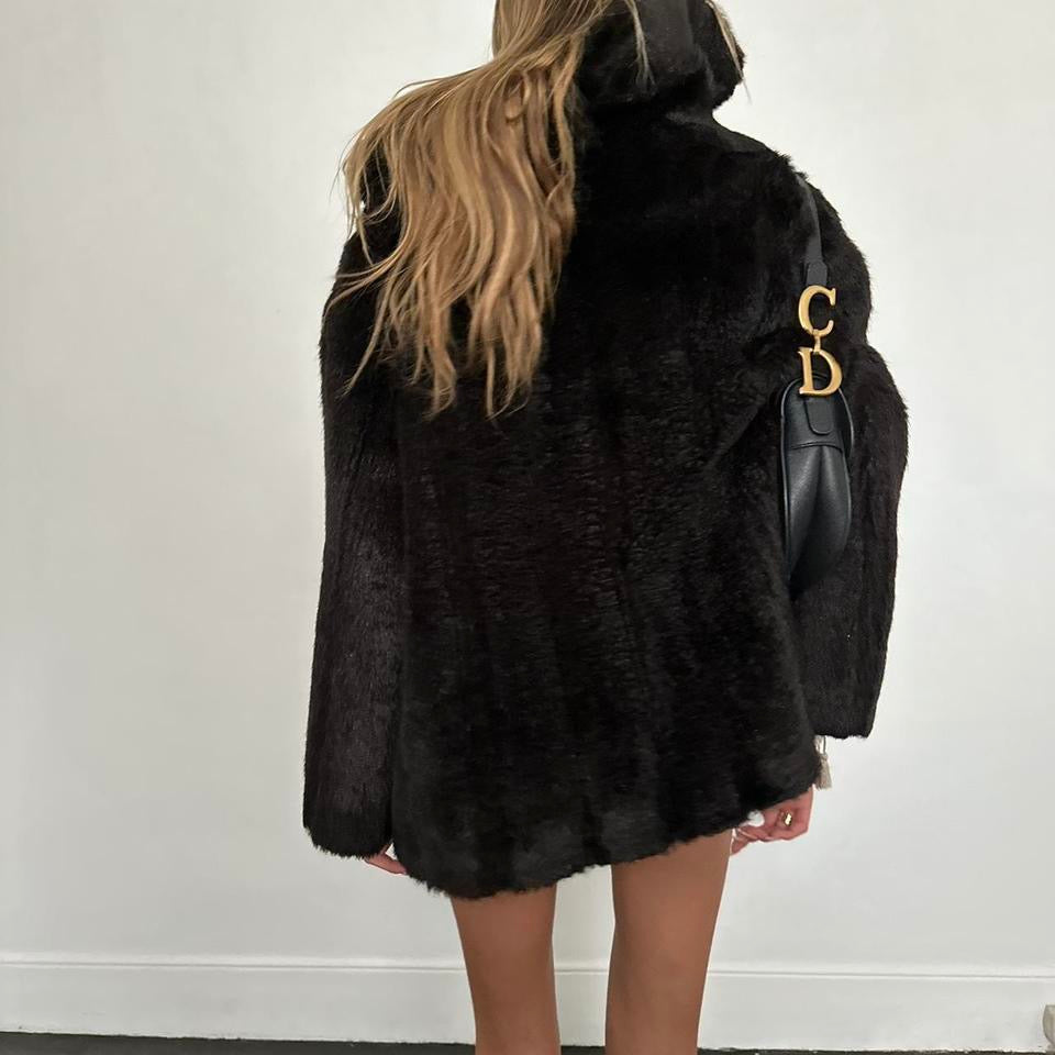 Vintage 90’s faux fur jacket