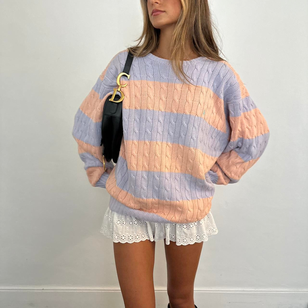 Vintage 90βs Ralph Lauren striped jumper ππ