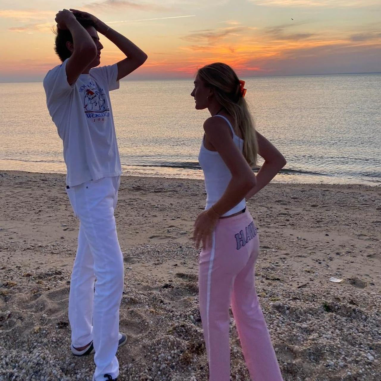 Vintage pink Hawaii pants