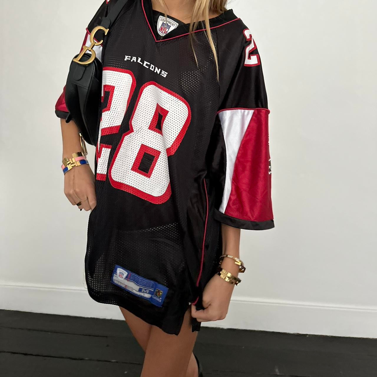 Vintage black and red oversized jersey š¤