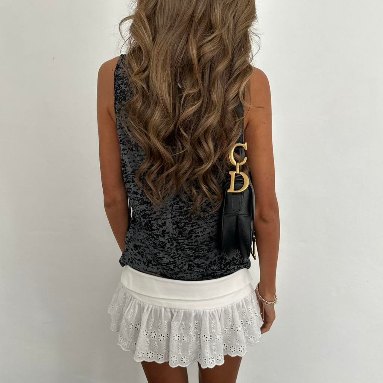 Vintage 2000’s studded cross tank top