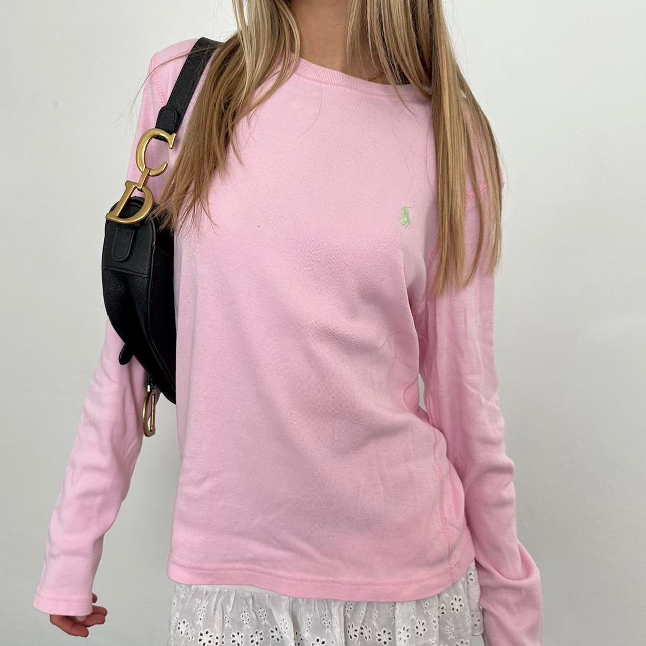 Vintage Ralph Lauren pink long sleeve top