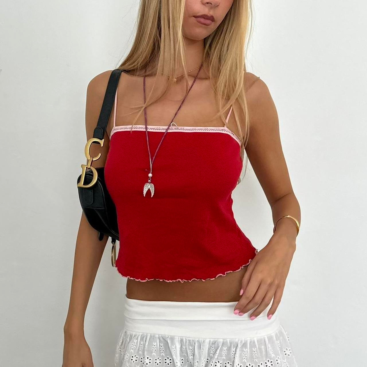 Vintage 90’s Victoria’s Secret red cami top