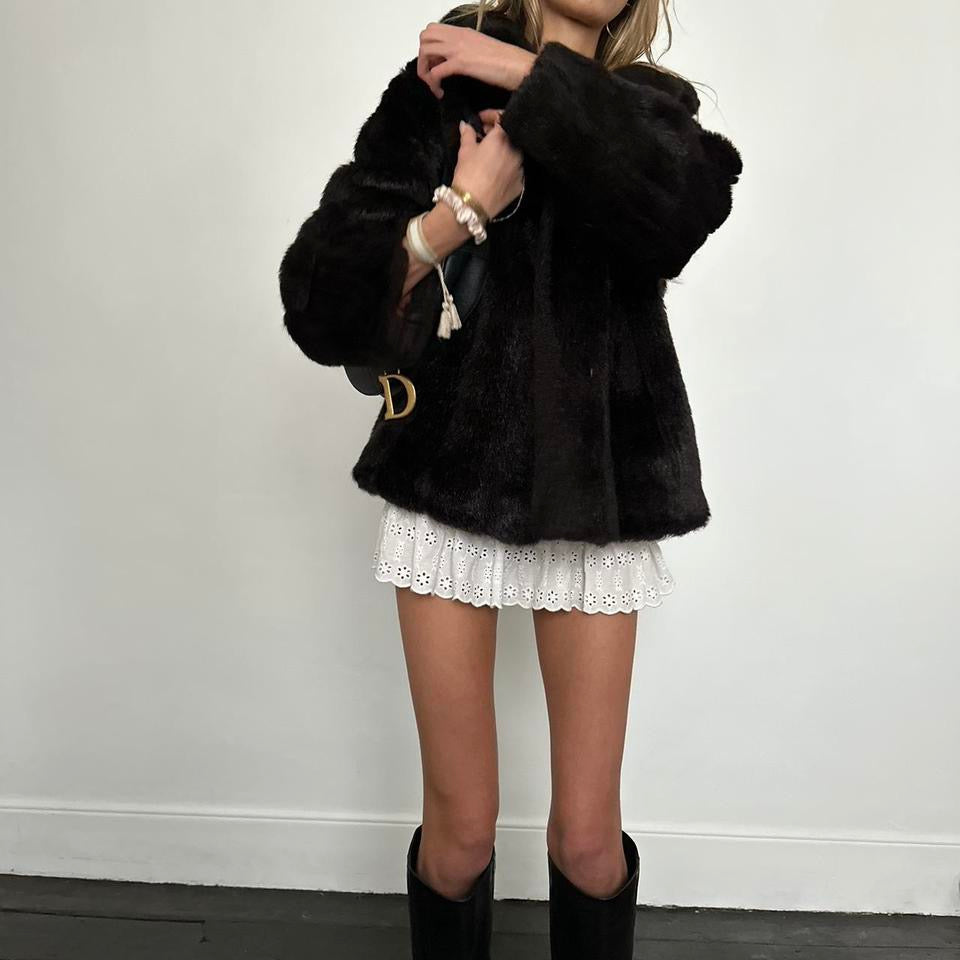 Vintage 90’s faux fur jacket