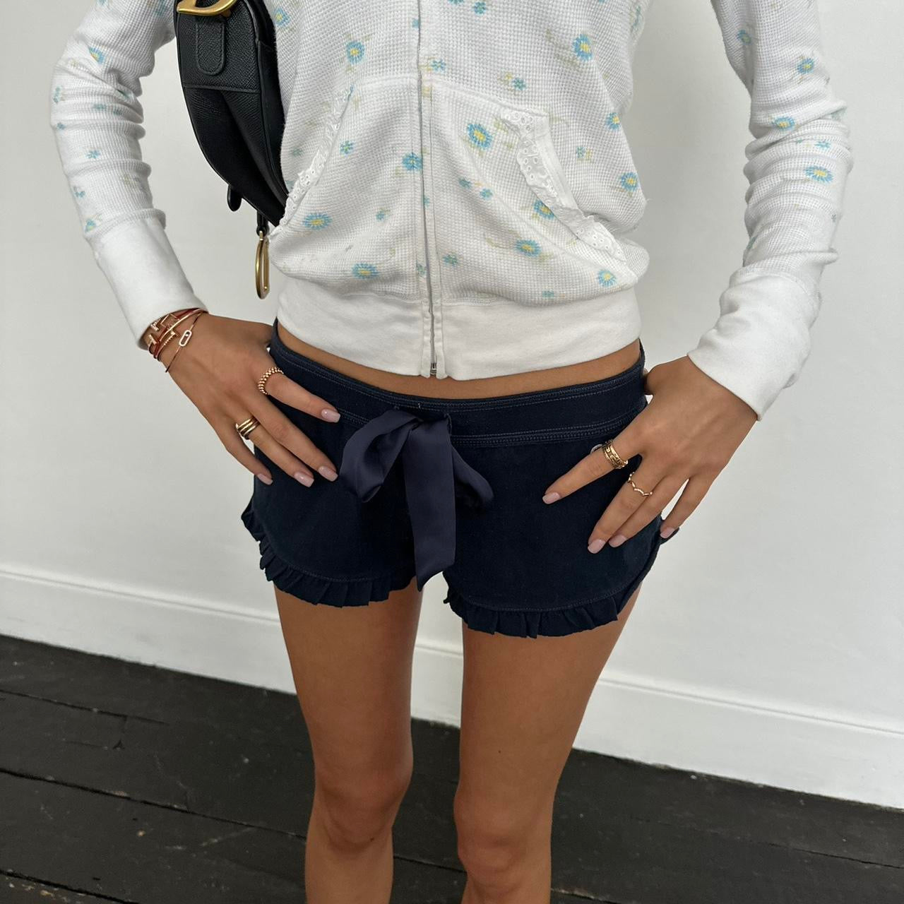Vintage 2000’s navy lounge shorts