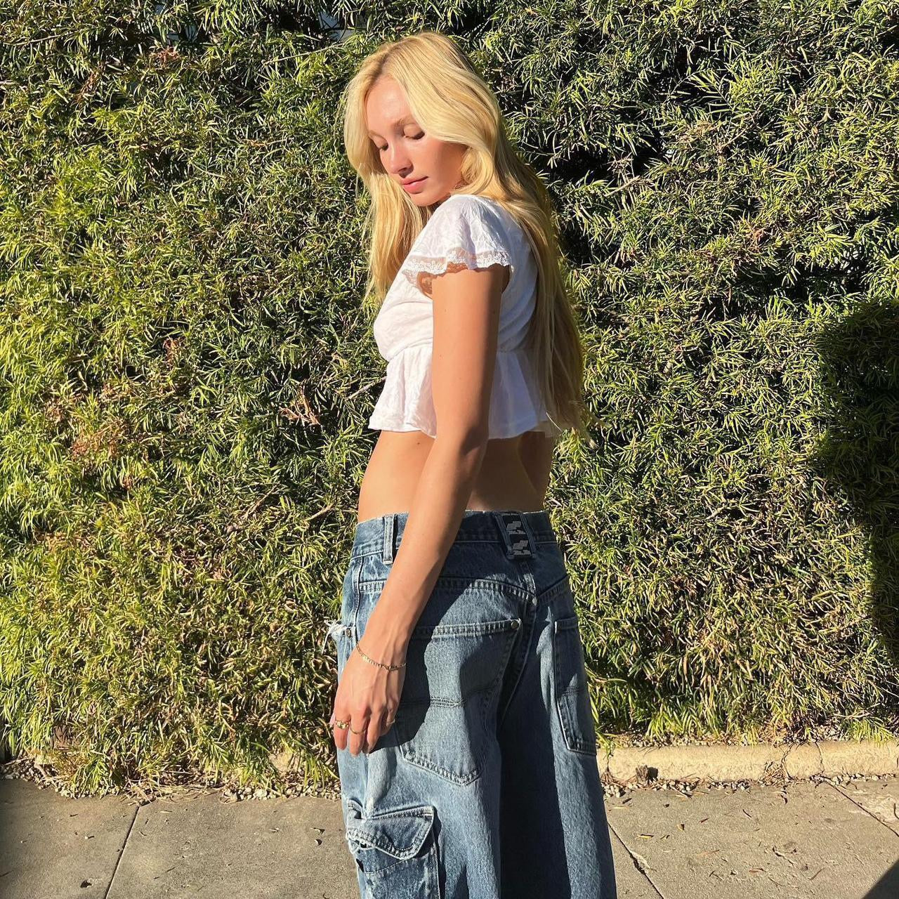 Vintage 90’s Guess rare design babydoll top