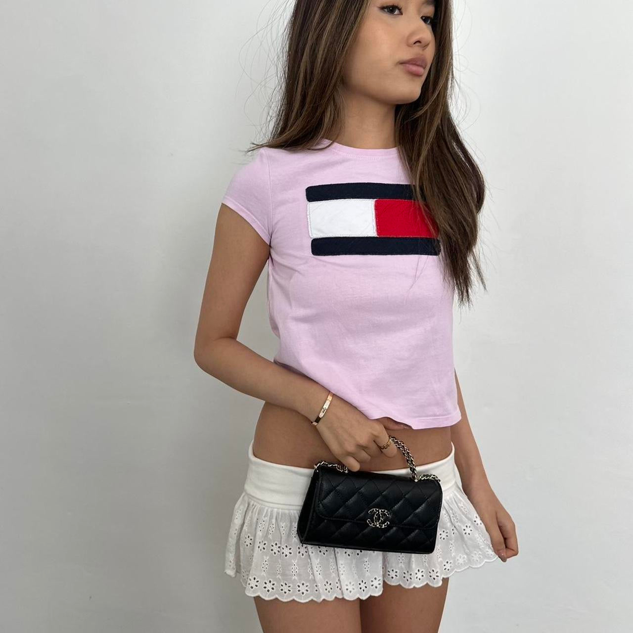 Vintage 90ās Tommy Hilfiger baby tee š