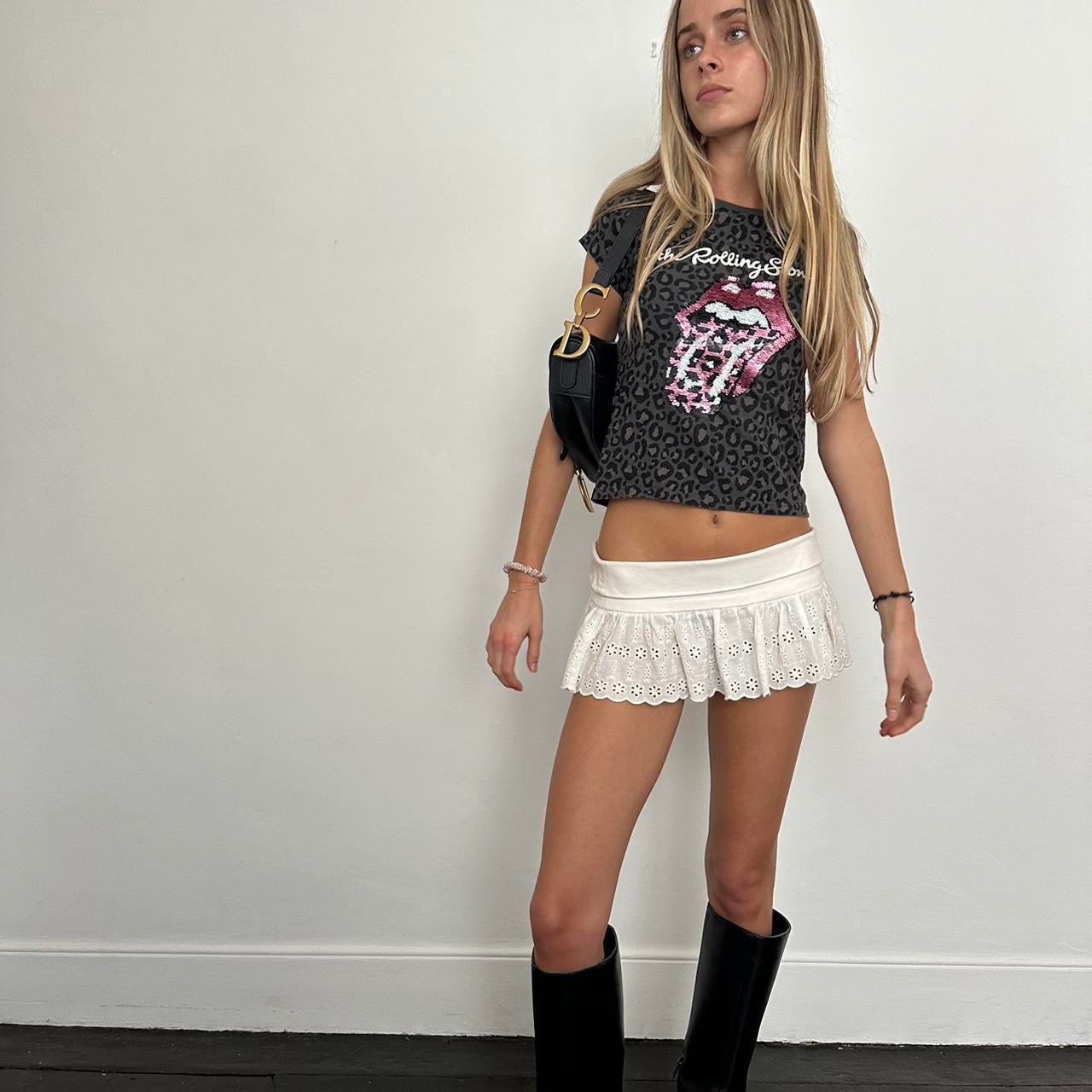 Vintage 90ās Rolling Stones baby tee š