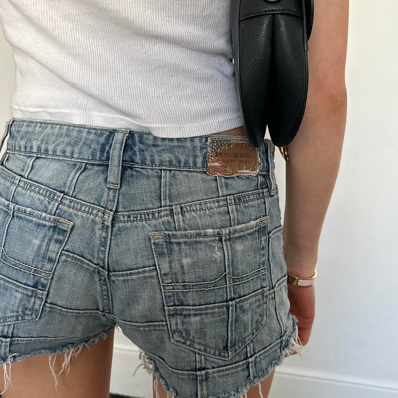 Vintage 2000’s Ralph Lauren blue denim shorts
