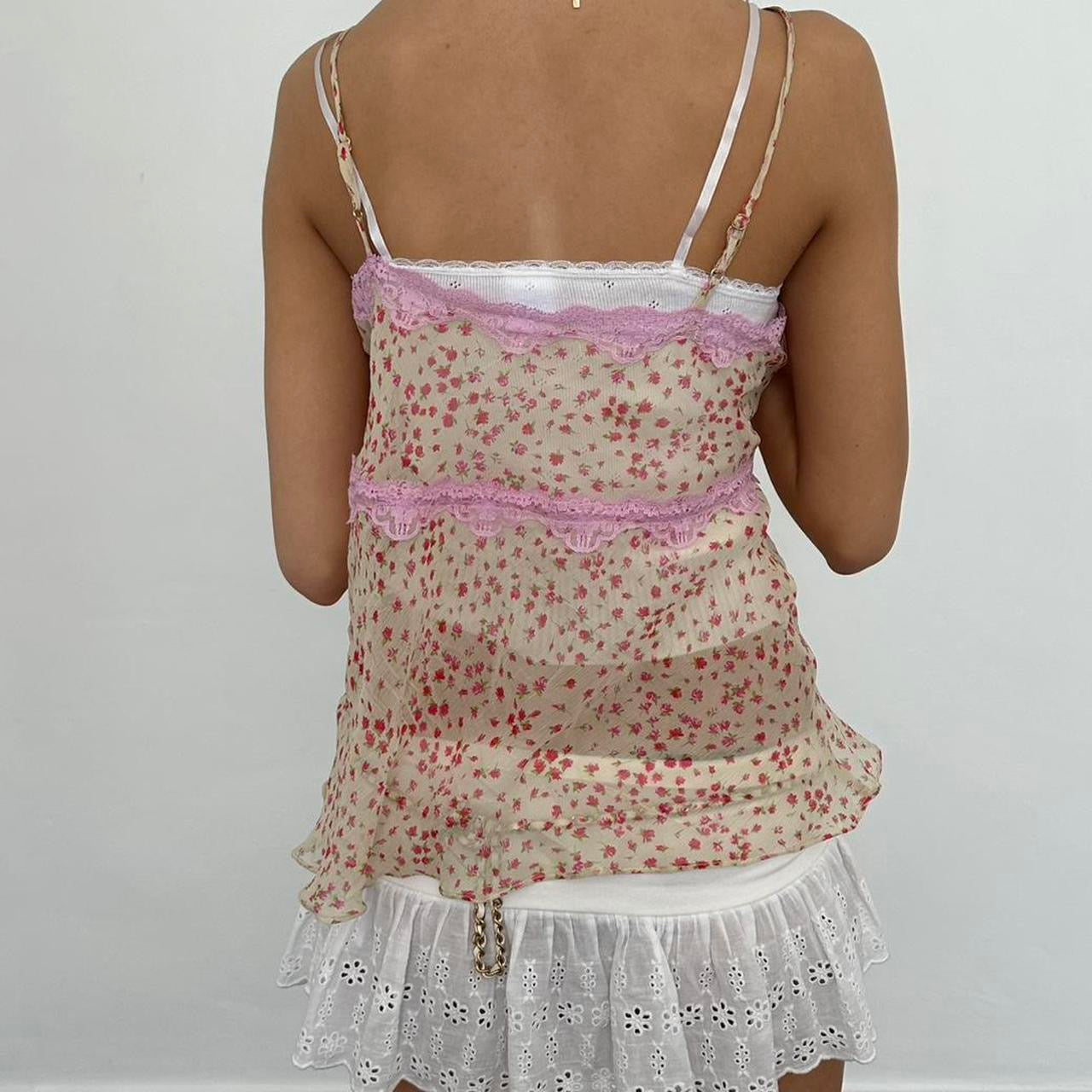 Vintage 90’s mesh babydoll top