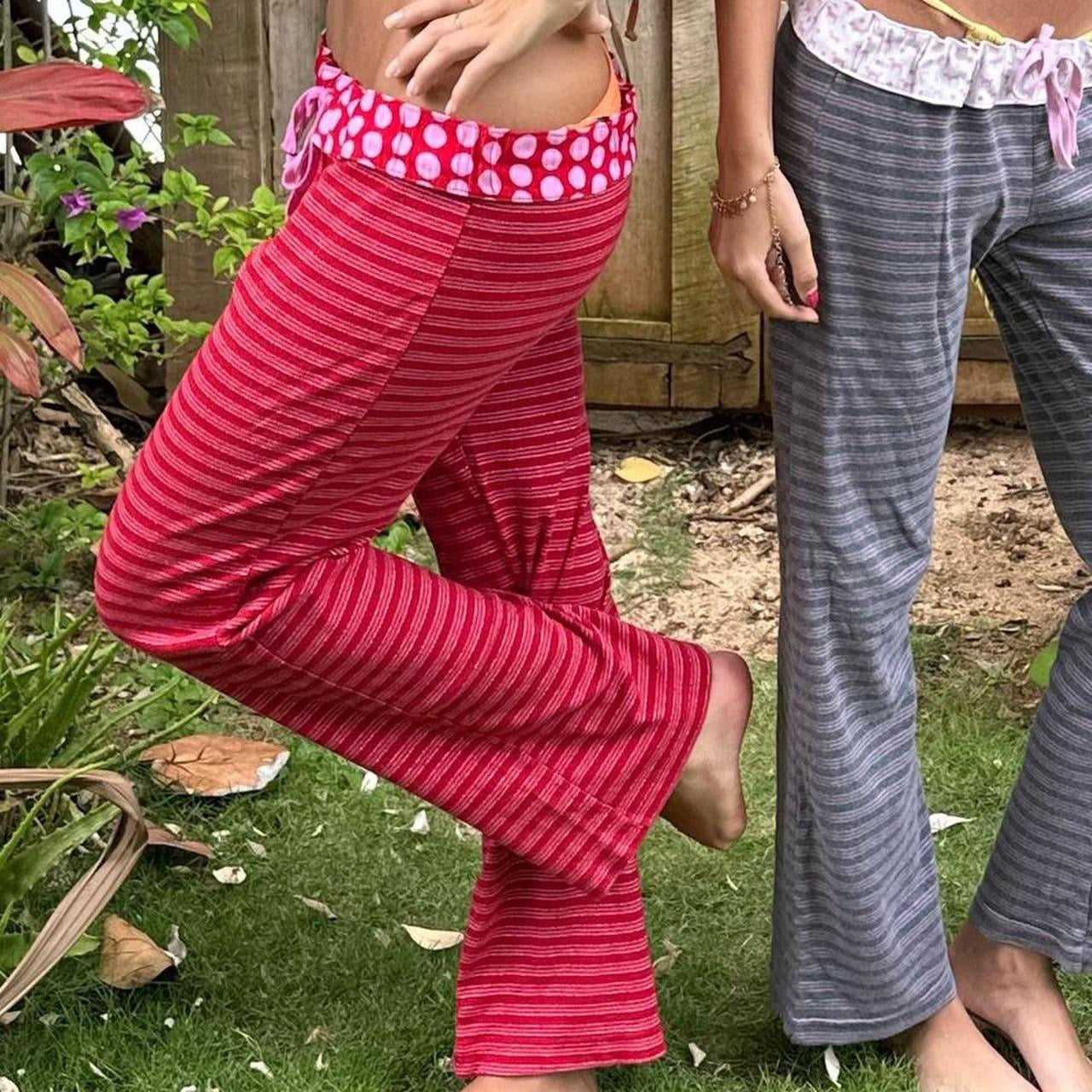 Vintage 2000’s Victoria’s Secret rare striped pants