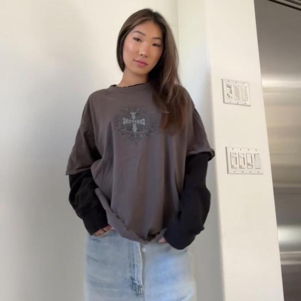 Vintage West Coast Choppers long sleeve oversized top