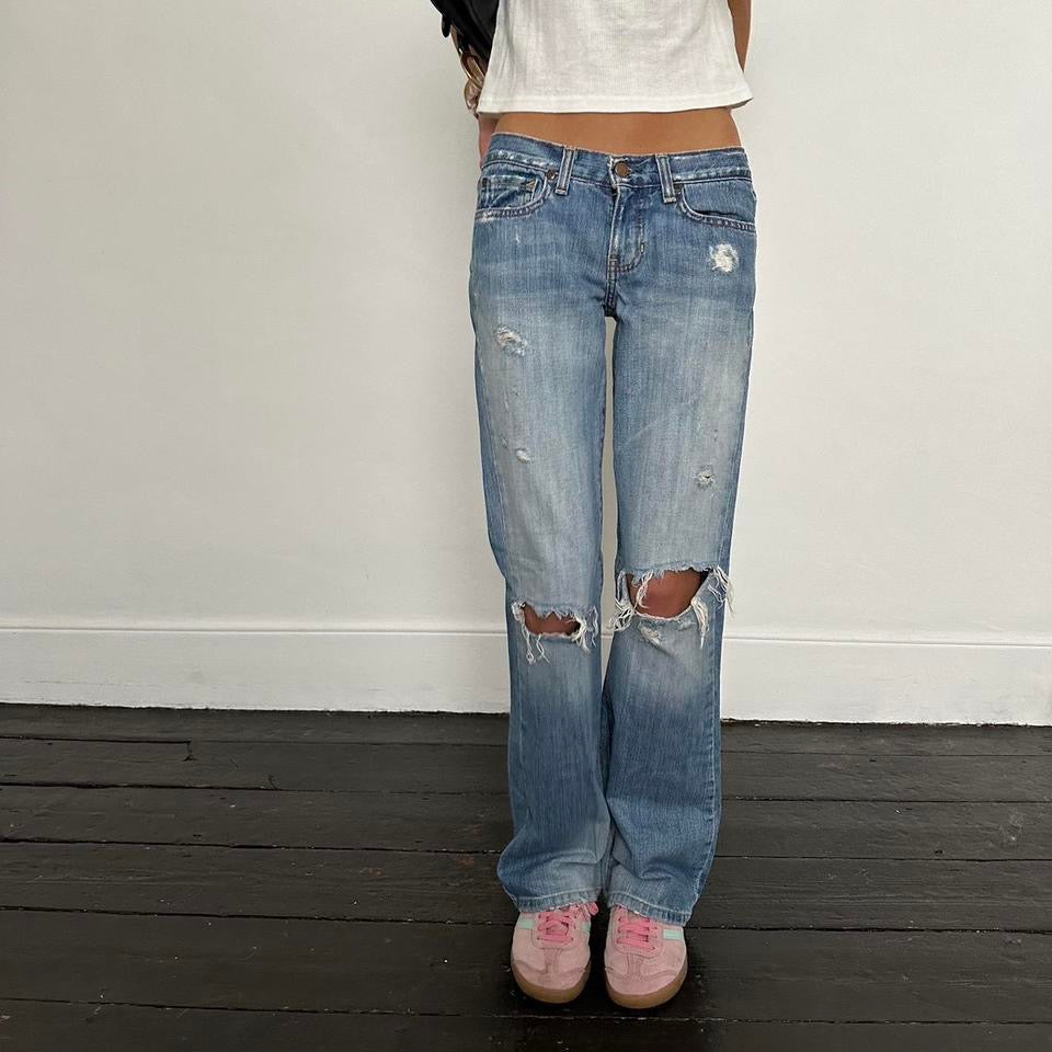 Vintage 2000’s Abercrombie and Fitch distressed jeans