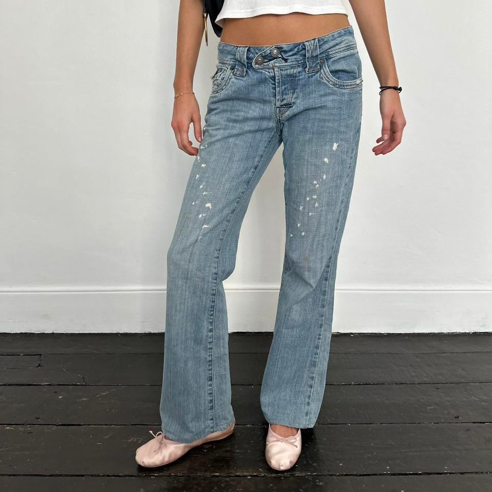 Vintage early 2000s blue wash bootcut jeans