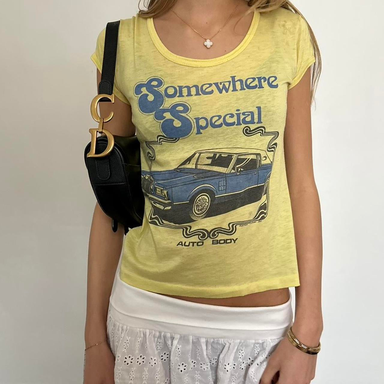 Vintage 90’s ‘Somewhere Special Auto Body’ baby tee