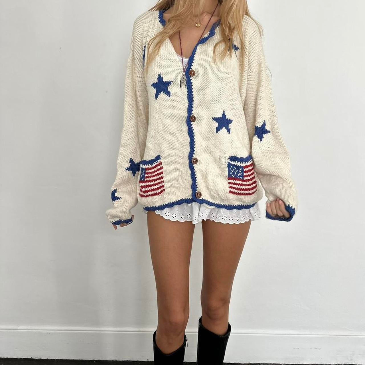 Vintage 90’s soft USA knit cardigan