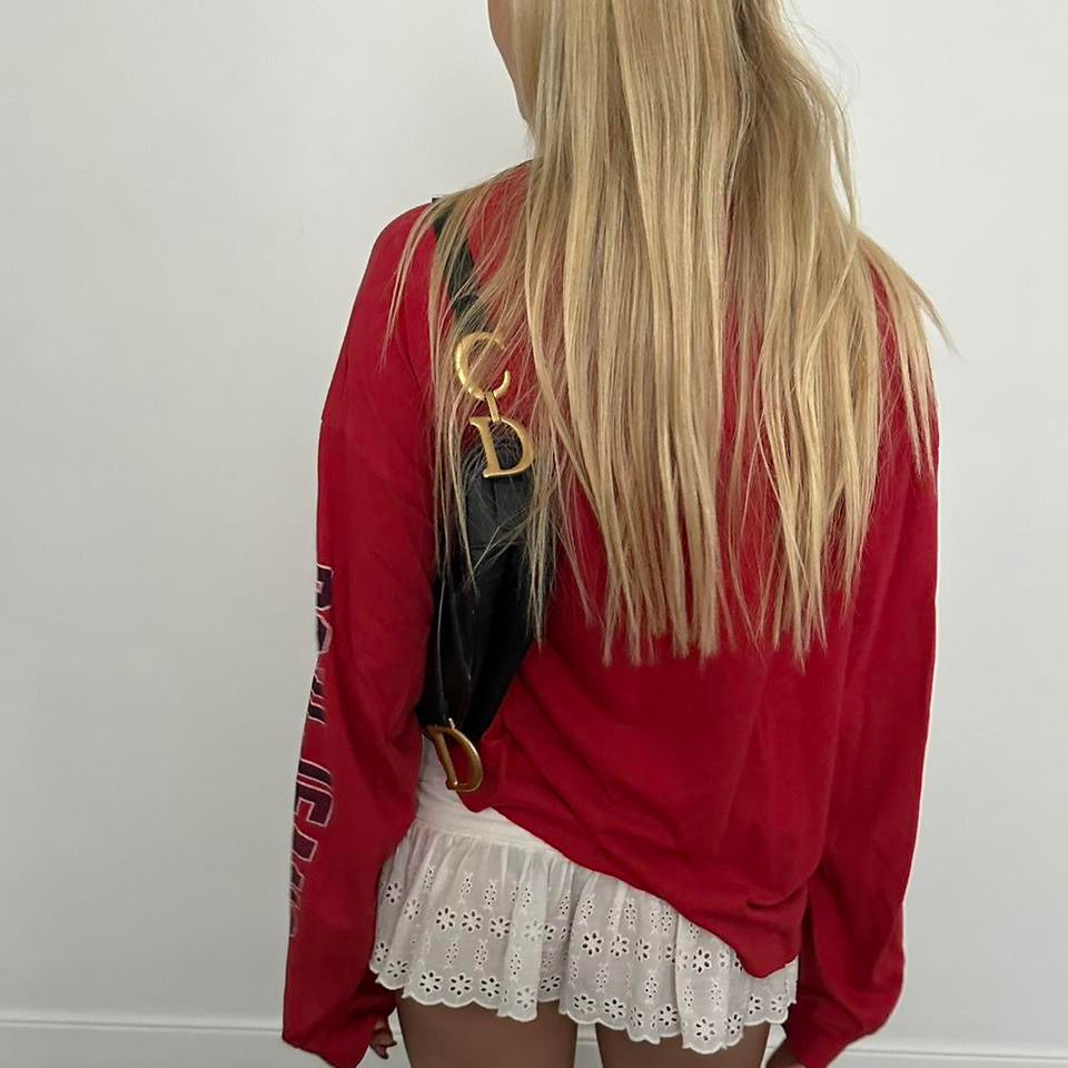 Vintage Polo Ralph Lauren red graphic long sleeve T-shirt