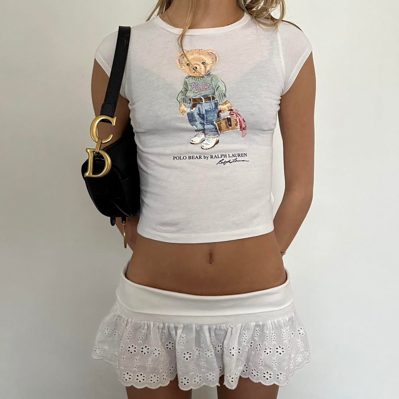 Vintage 90’s Polo Ralph Lauren bear baby tee