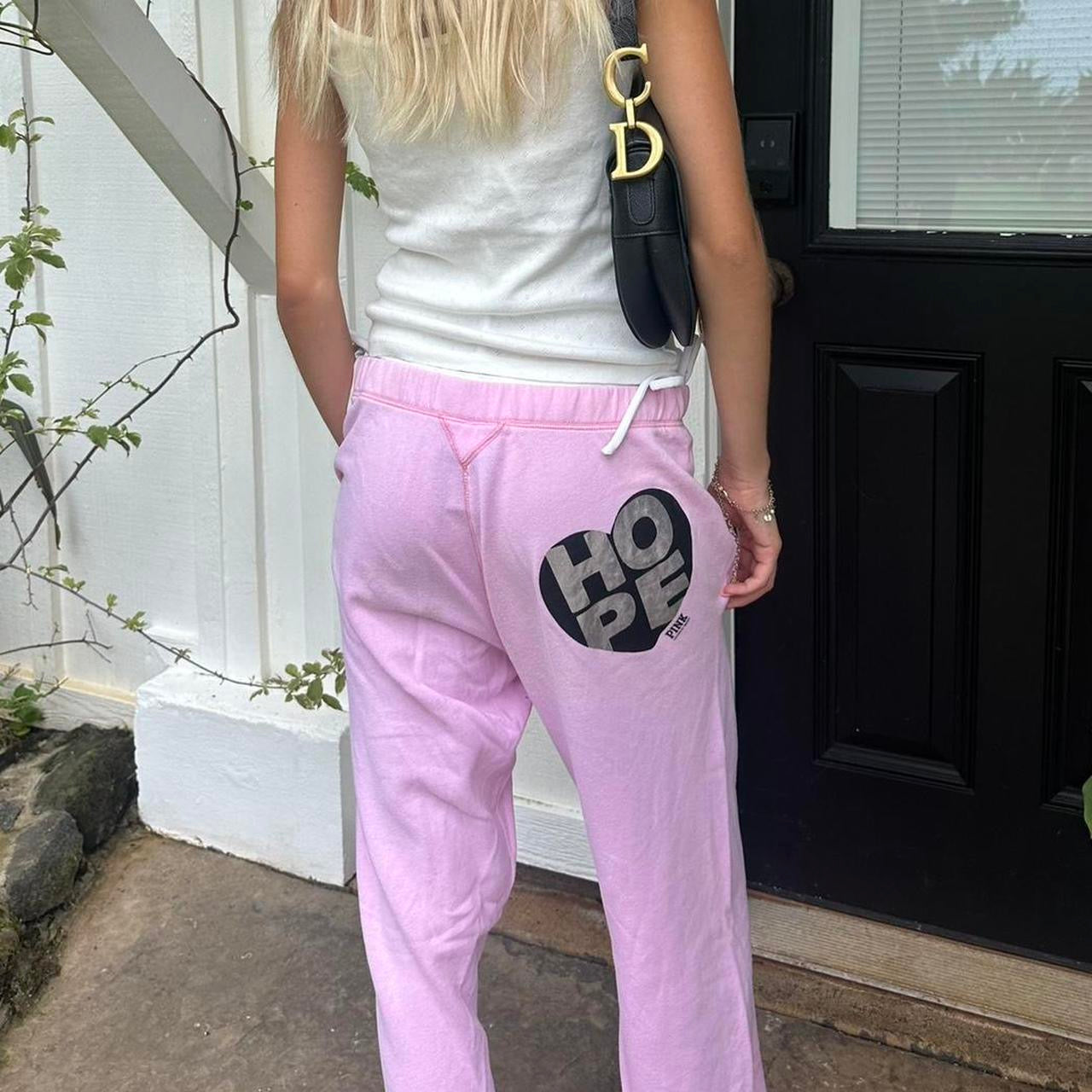 Vintage 2000’s Victoria’s Secret HOPE slogan pants