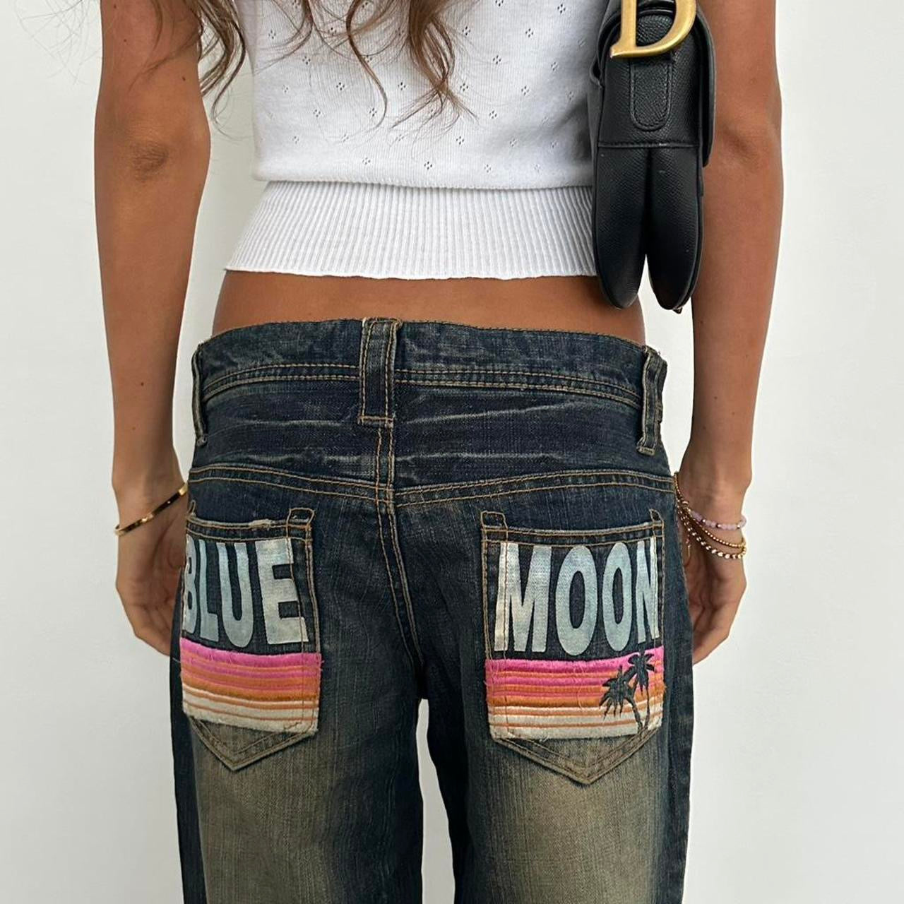 Vintage 2000’s SURF painting jeans