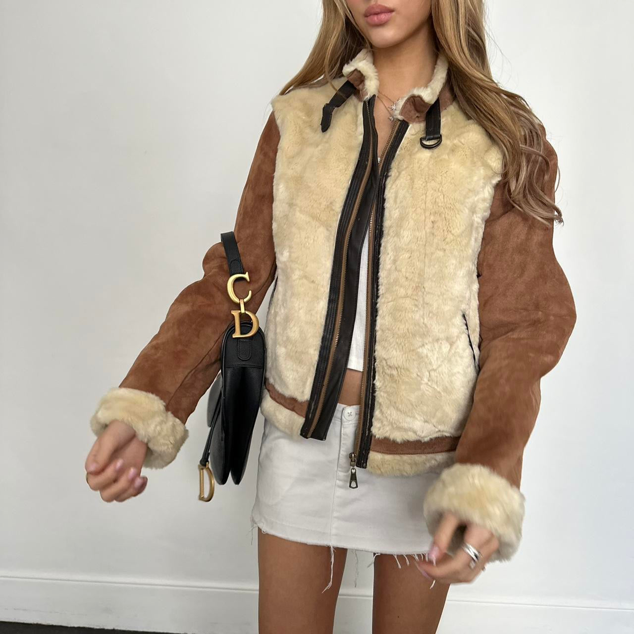 Vintage 90s two tone jacket
