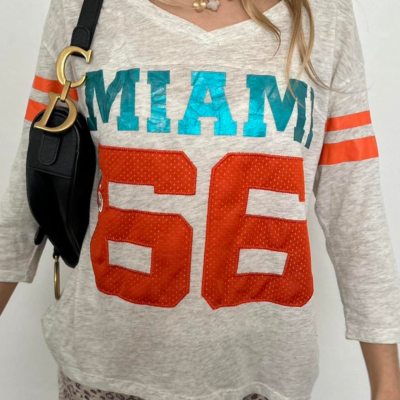 Vintage 2000’s VS Pink Miami jersey graphic tee