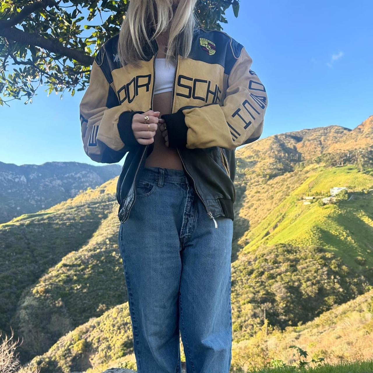 Vintage Porsche leather jacket āļøšø
