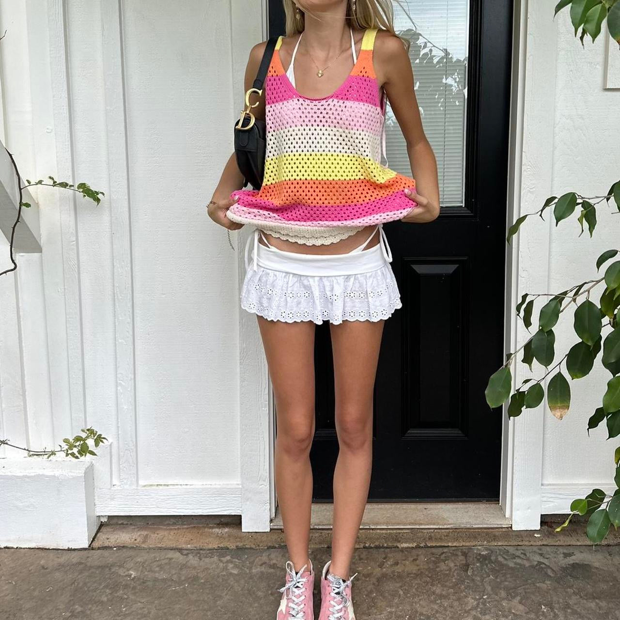 Vintage crochet summer top
