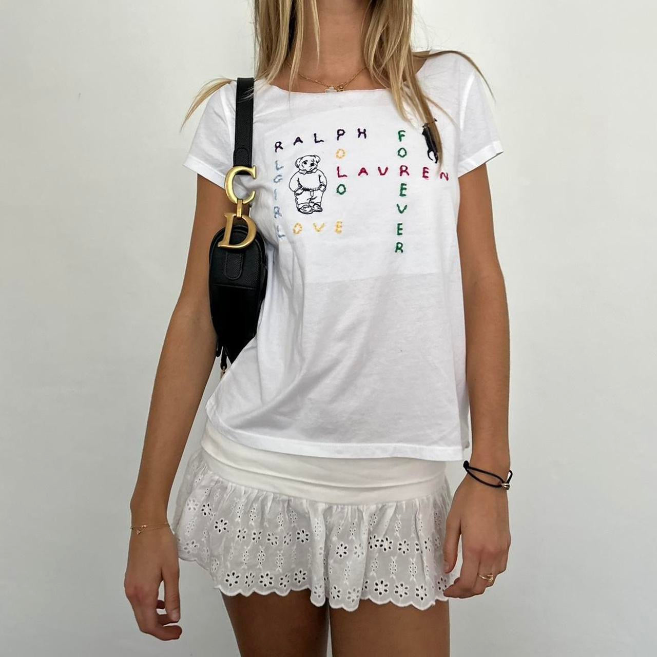 Vintage Ralph Lauren embroidery baby tee