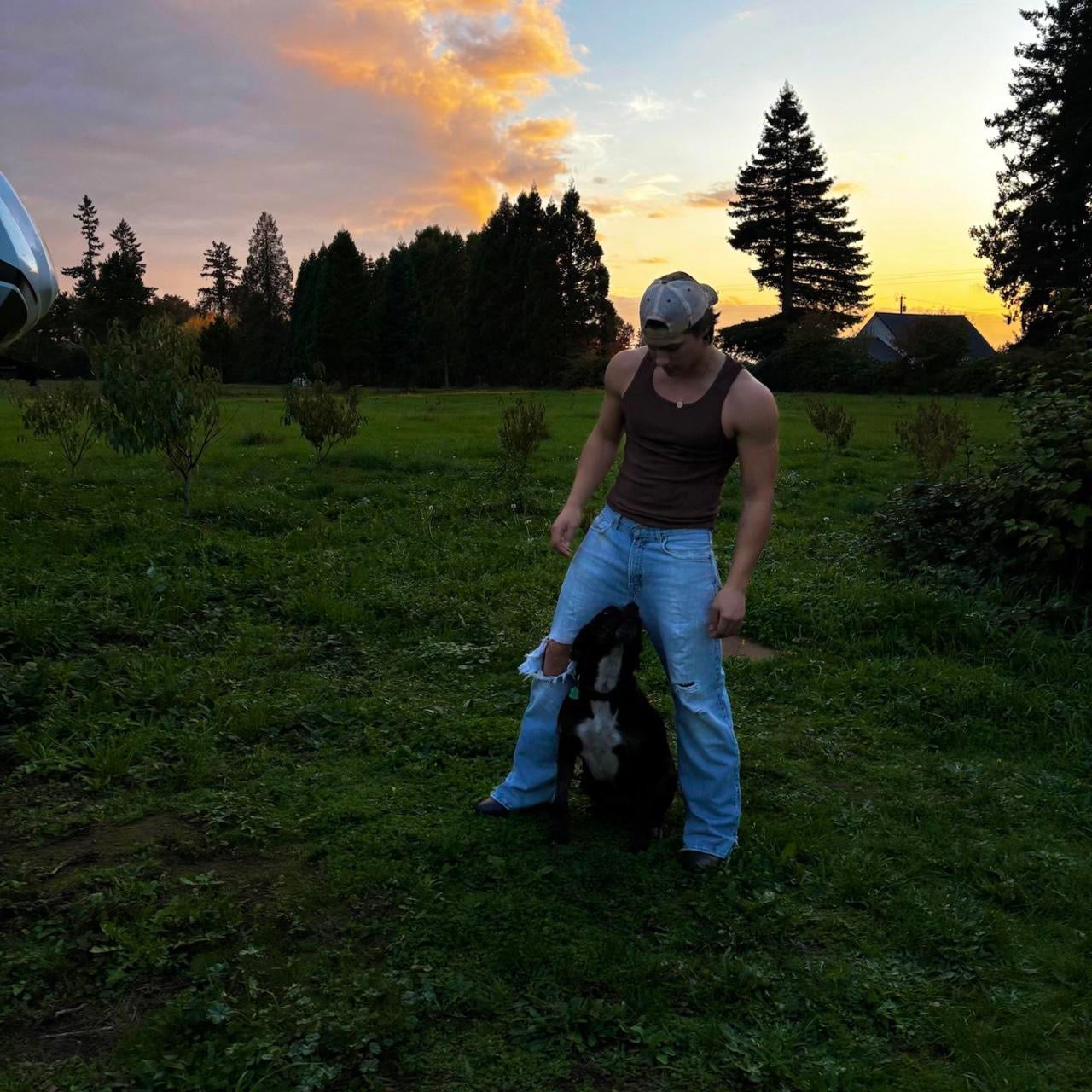 Vintage camo trucker cap