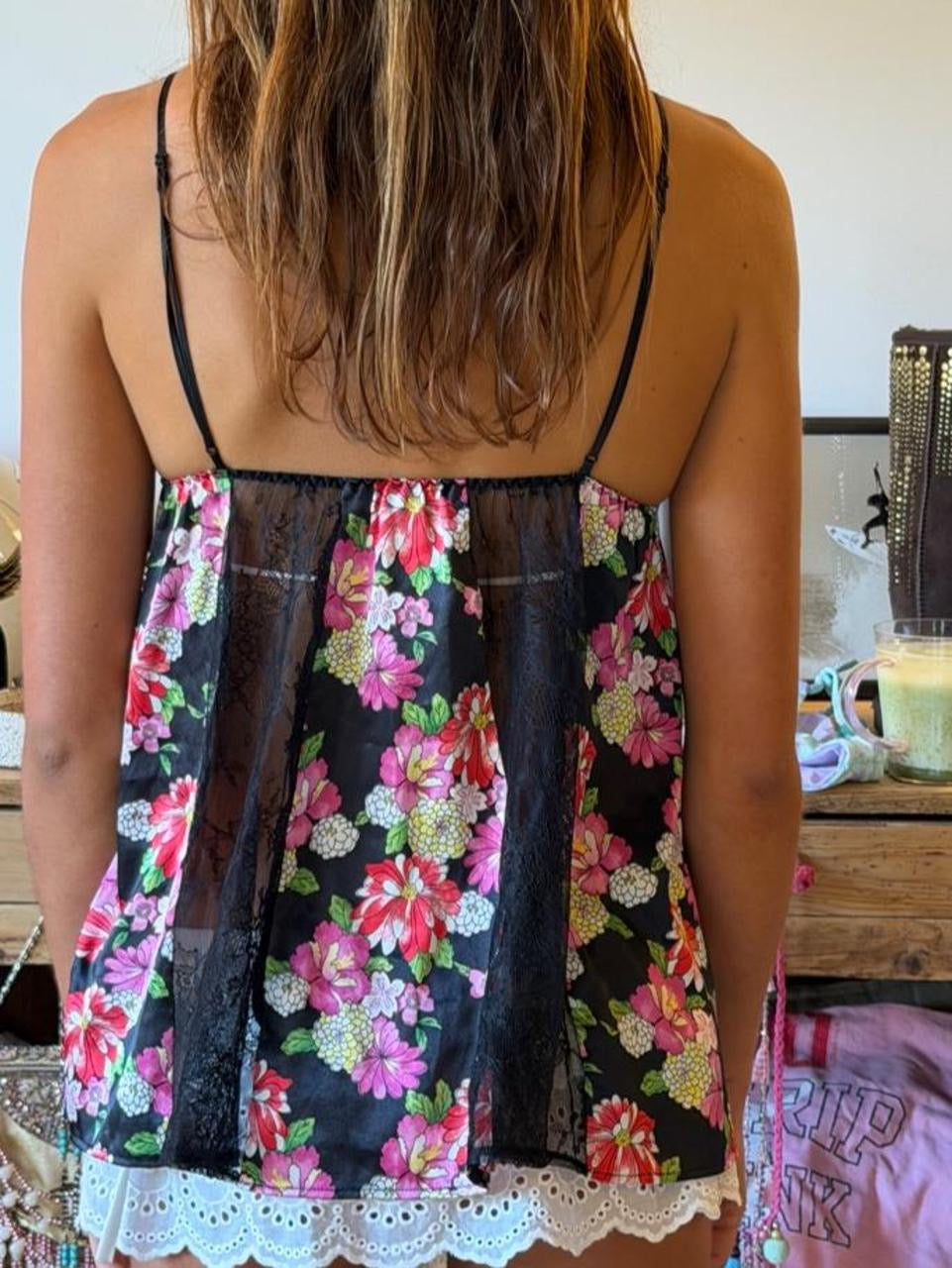 Vintage 00’s Victoria’s Secret floral babydoll top