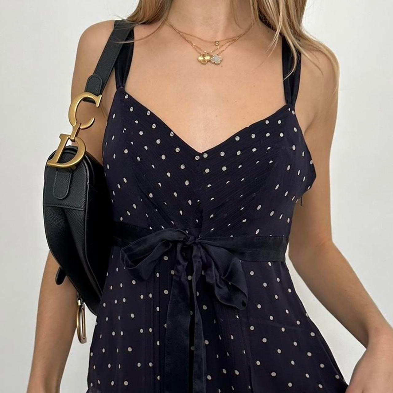Vintage 2000s polka dot cami top