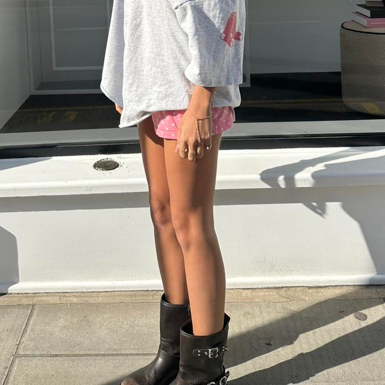 Vintage polka dot pink shorts