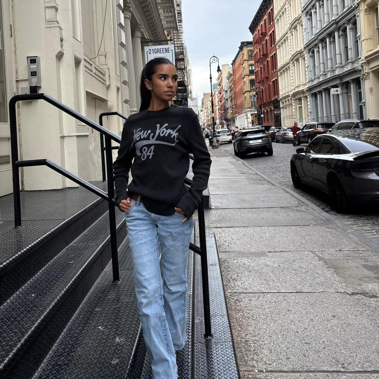 Vintage varsity New York long sleeve top
